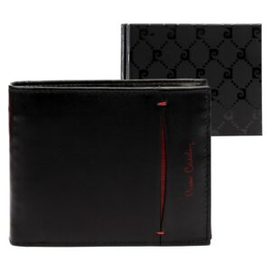 Pierre Cardin czarny + bordo