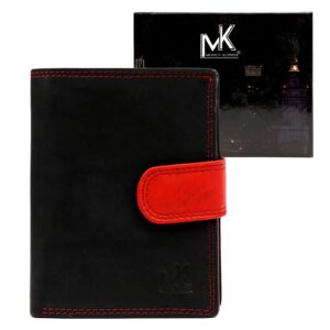 Money Kepper czarny + czerwony